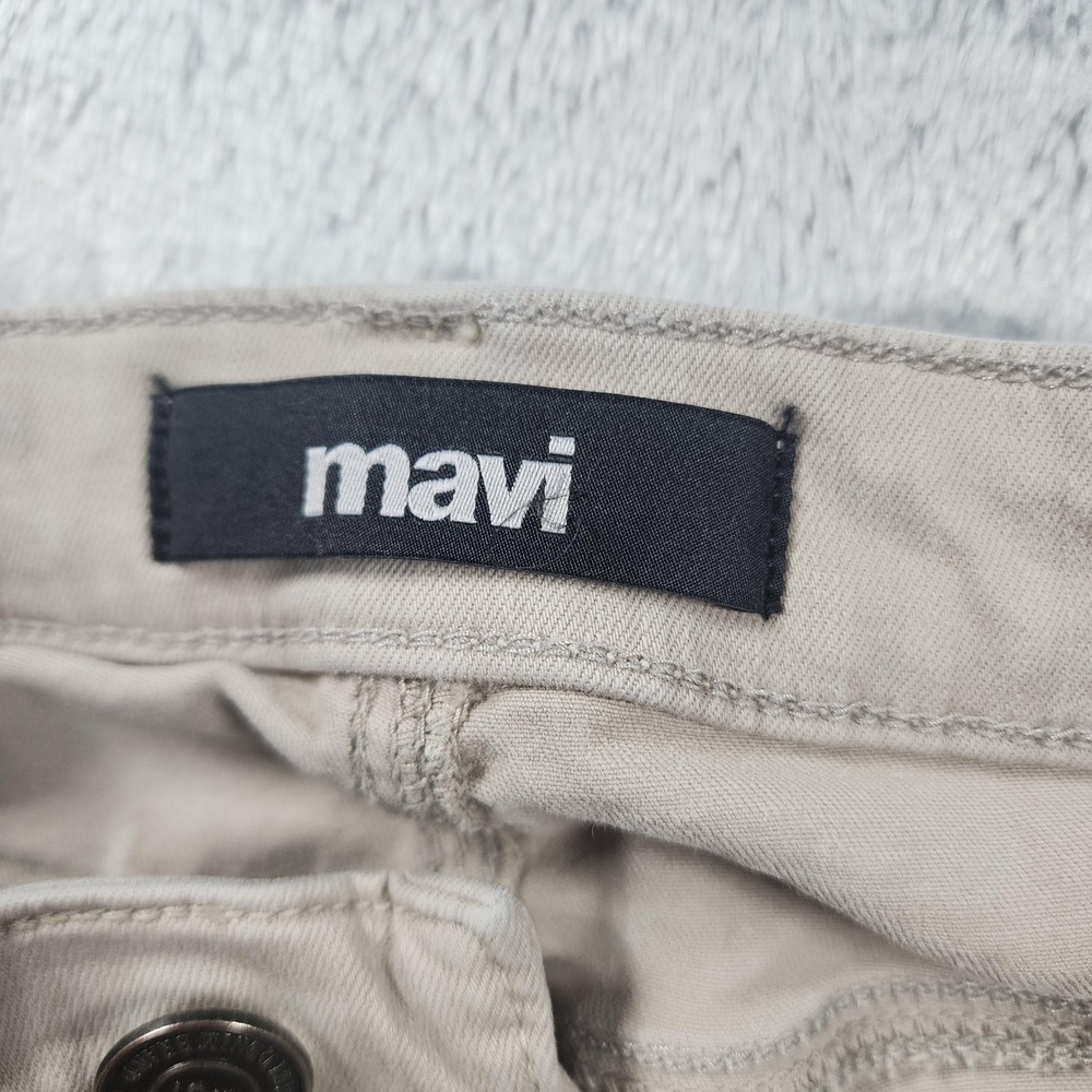 Mavi Pants Mens 36x28 Beige Chino Zach Straight Leg 5-Pocket Stretch Flat‎ Front - Picture 9 of 15